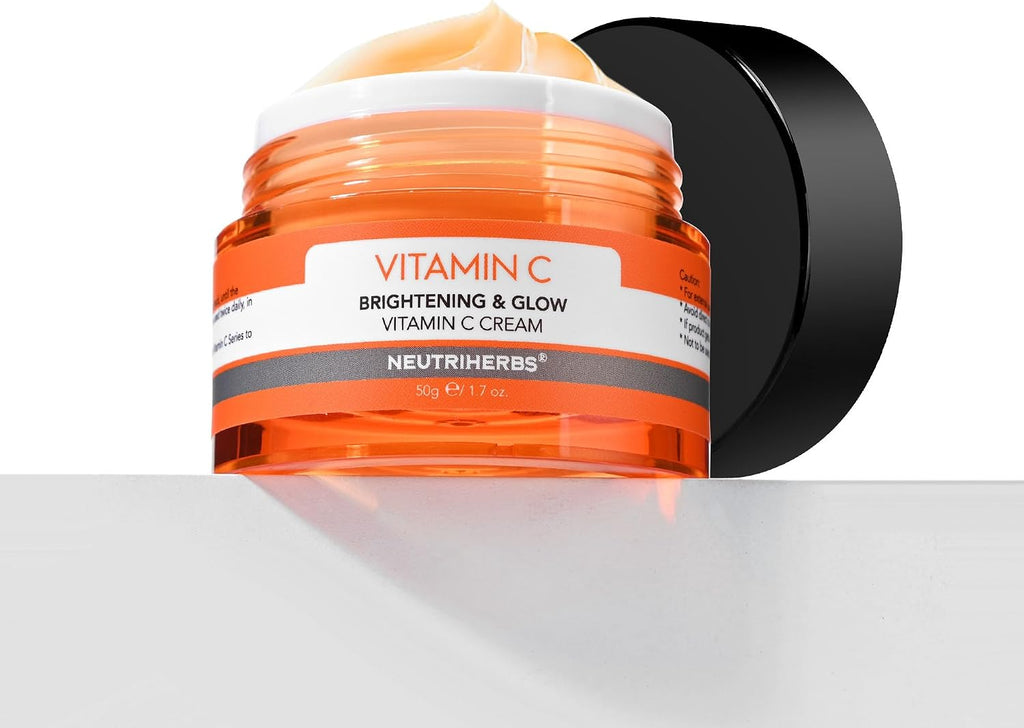 Neutriherbs Vitamin C Face Cream Day & Night Cream Facial Moisturizer - Moisturizing Softening & Smoothing Skin 1.7oz