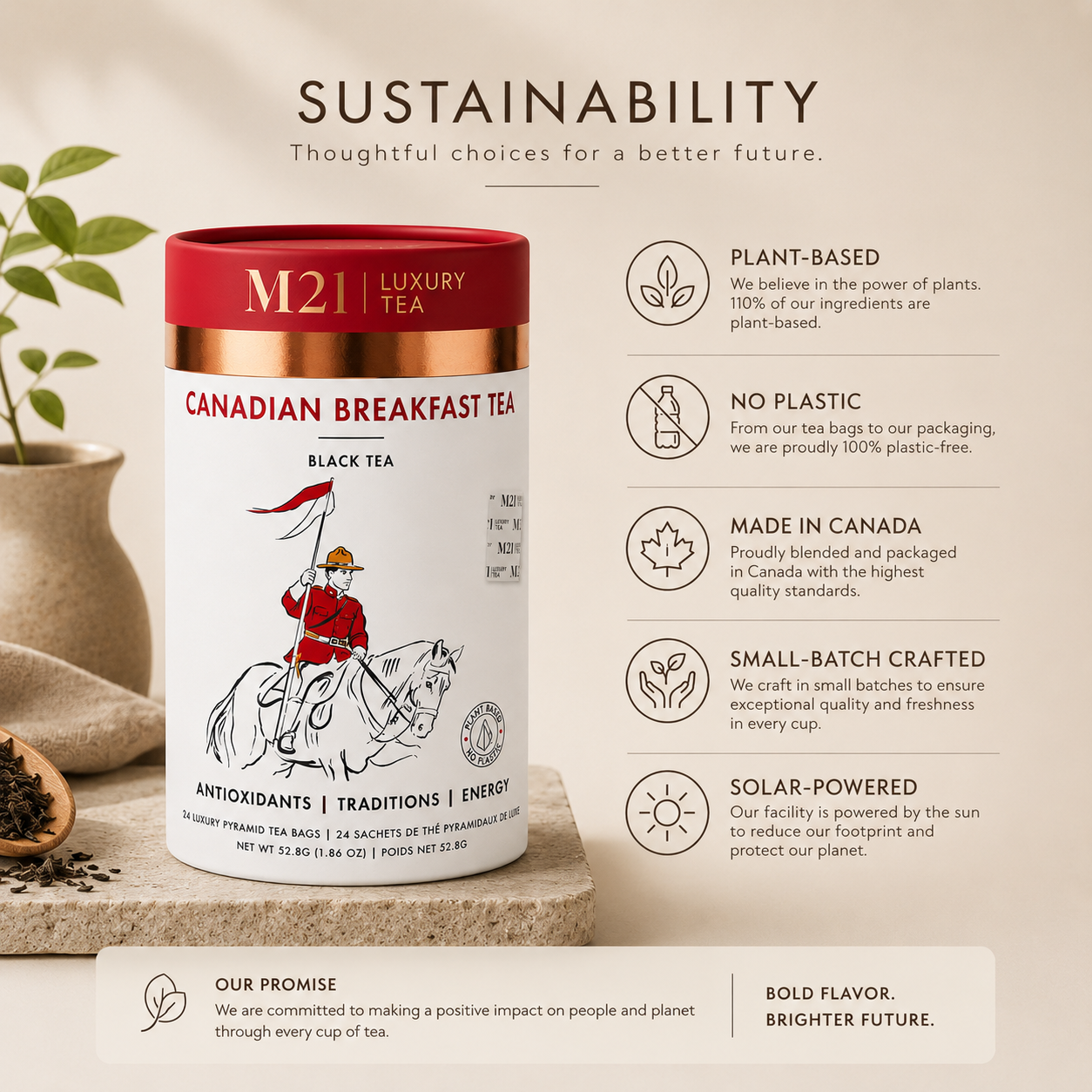 Canadian Breakfast Luxury Tea | Canadian | 24ct