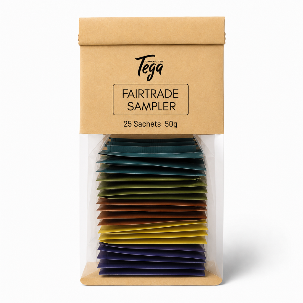 Tega Fairtrade Tea Sampler – 25 Tea Bags