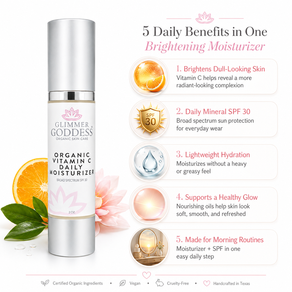 Organic Vitamin C Daily Moisturizer SPF 30 – Brightening Formula