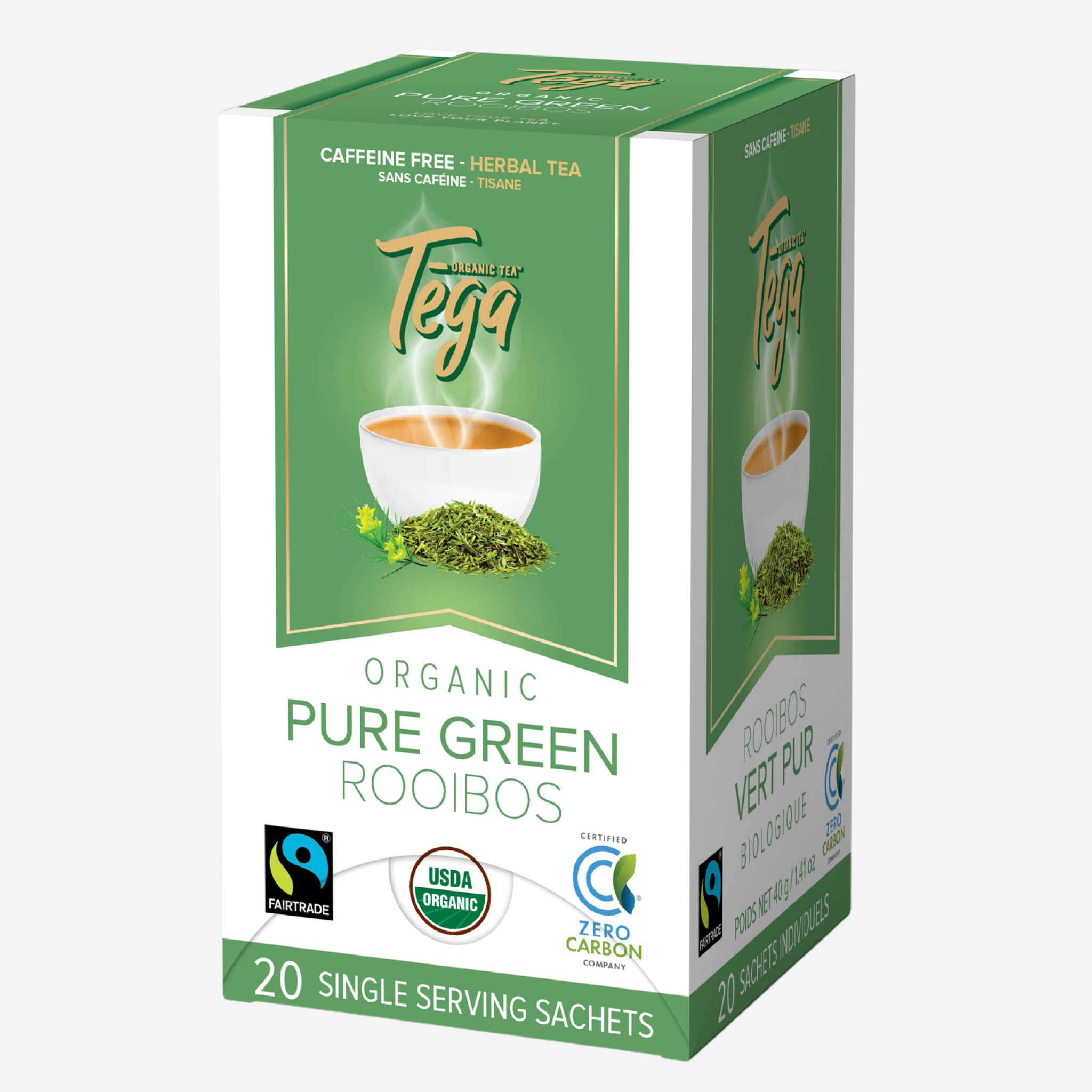 Green Rooibos Organic Fairtrade 20ct