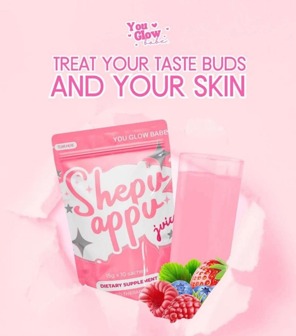 You Glow Babe Shepu Appu Shape Up Juice & Beauty White Caps