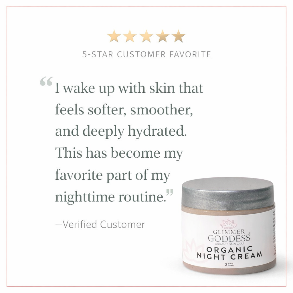 Organic Skin Renewal Night Cream 2 oz – Anti-Aging