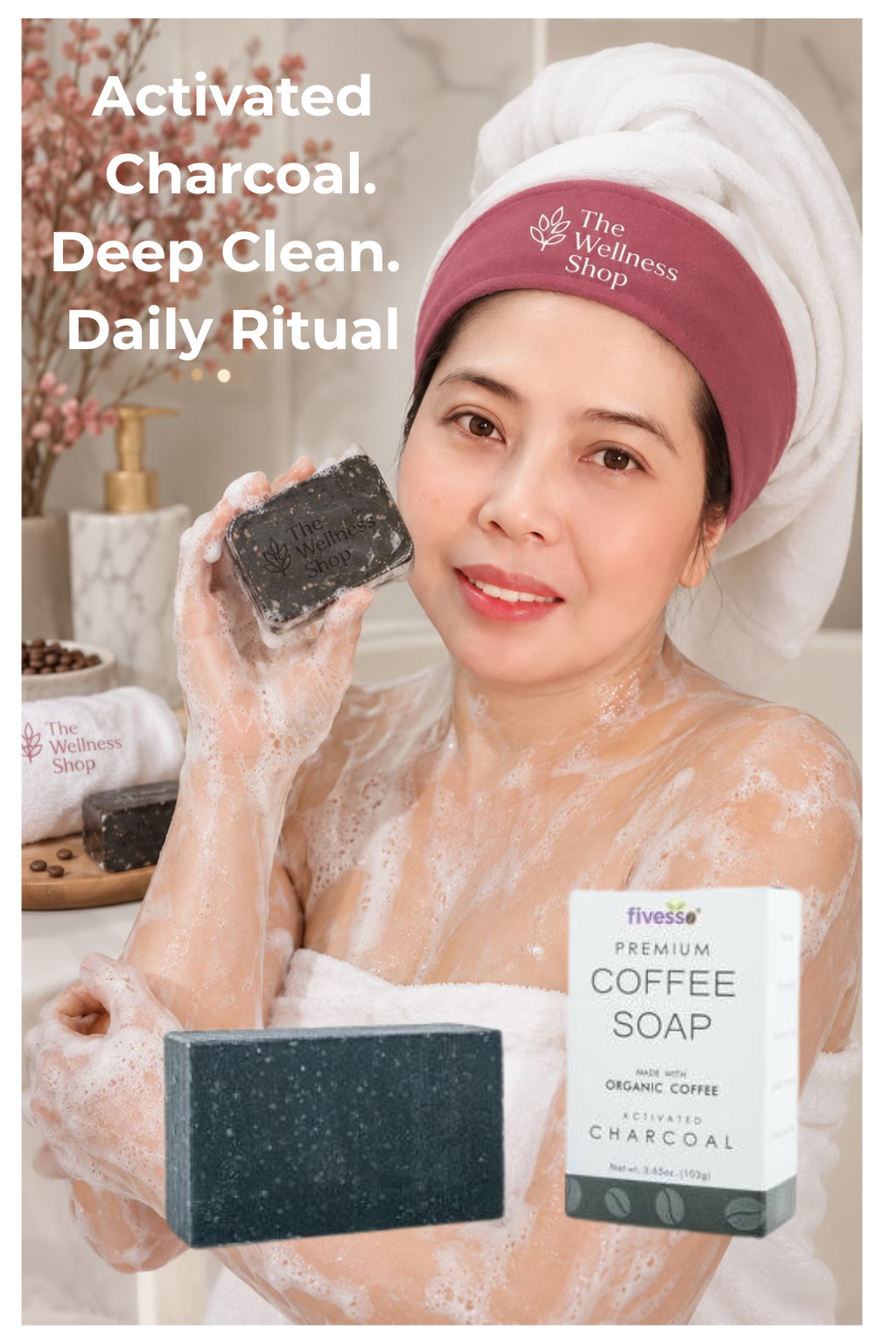 Activated Charcoal - Premium Coffee Soap Bar