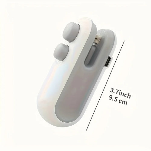 USB-C Rechargeable Bag Sealer, 2-in-1 Magnetic